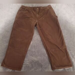 Carhartt Double Knee 44x30 Dark Brown B136 DKB